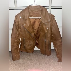 Brown leather jacket. Brand Blanknyc bought from Nordstroms.